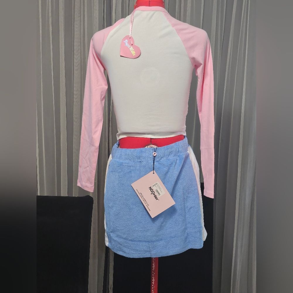 Dolls Kill NG Order Terry Cloth Skirt NWTS L